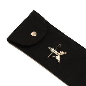 Black Straw Travel Sleeve
